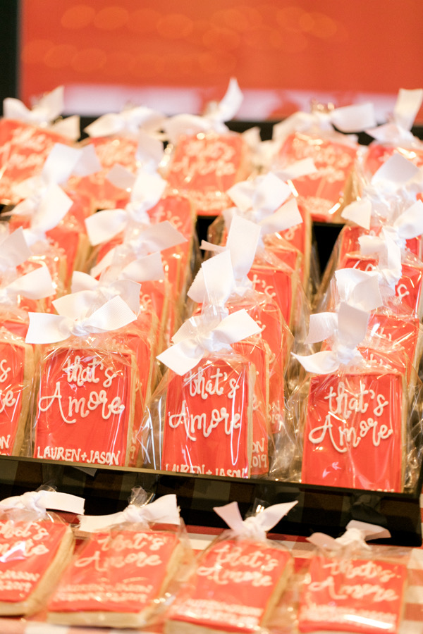 Custom Cookies for That's Amore Wedding Rehearsal at Four Seasons Orlando