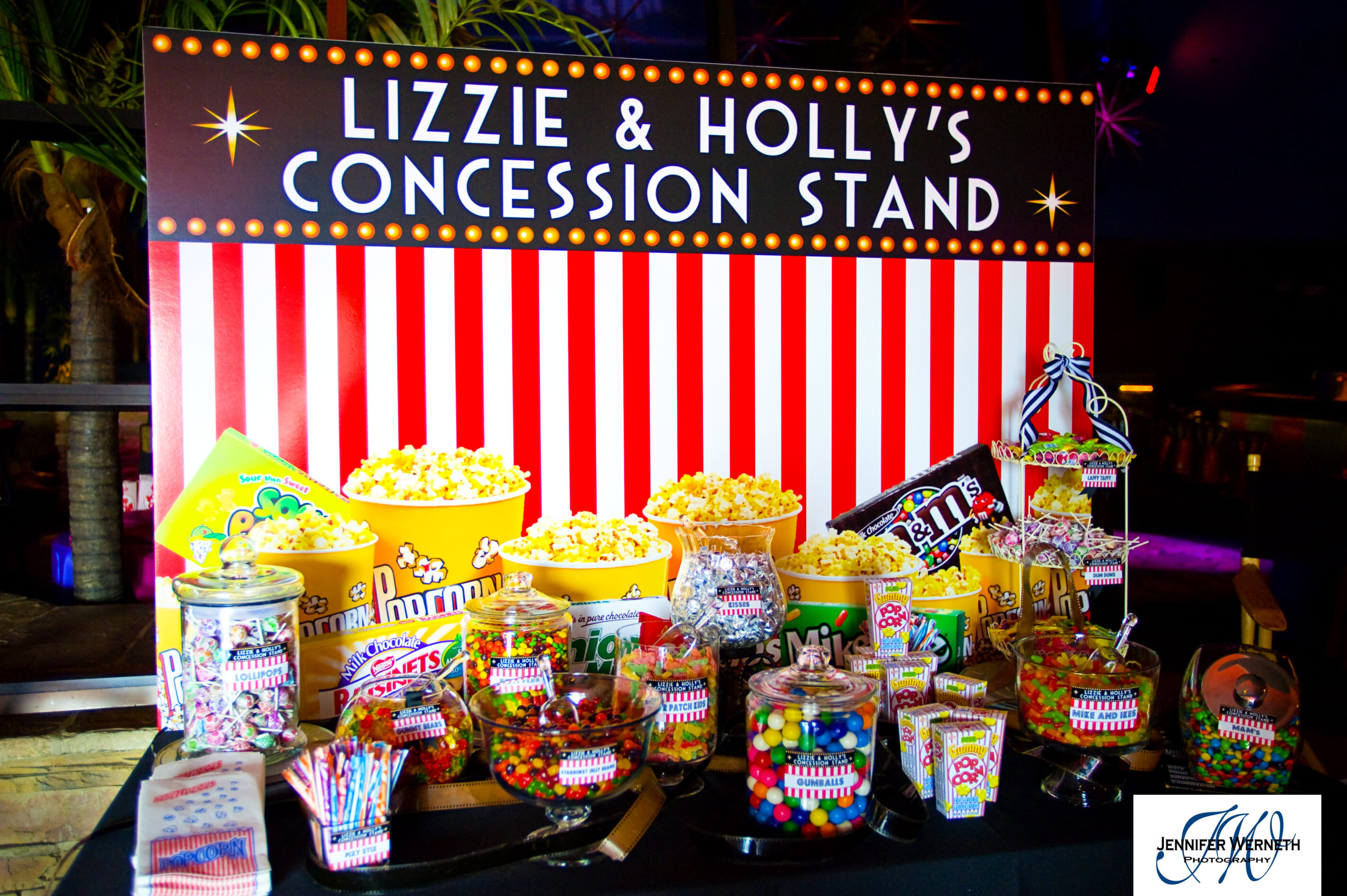 Candy Buffet | Movie Theme Candy Buffet | Universal Orlando | Orlando Mitzvah Planner