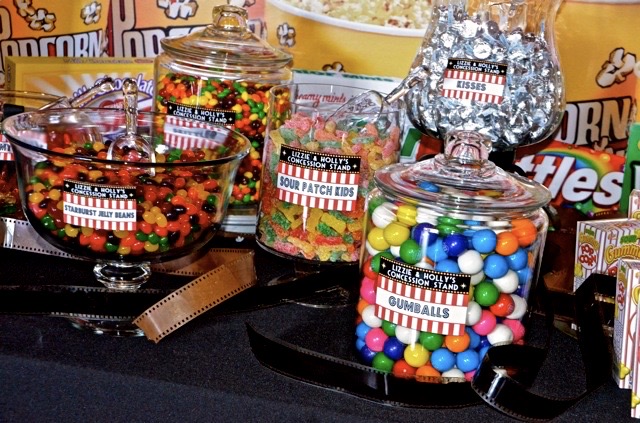 Candy Buffet | Movie Theme Candy Buffet | Universal Orlando | Orlando Mitzvah Planner