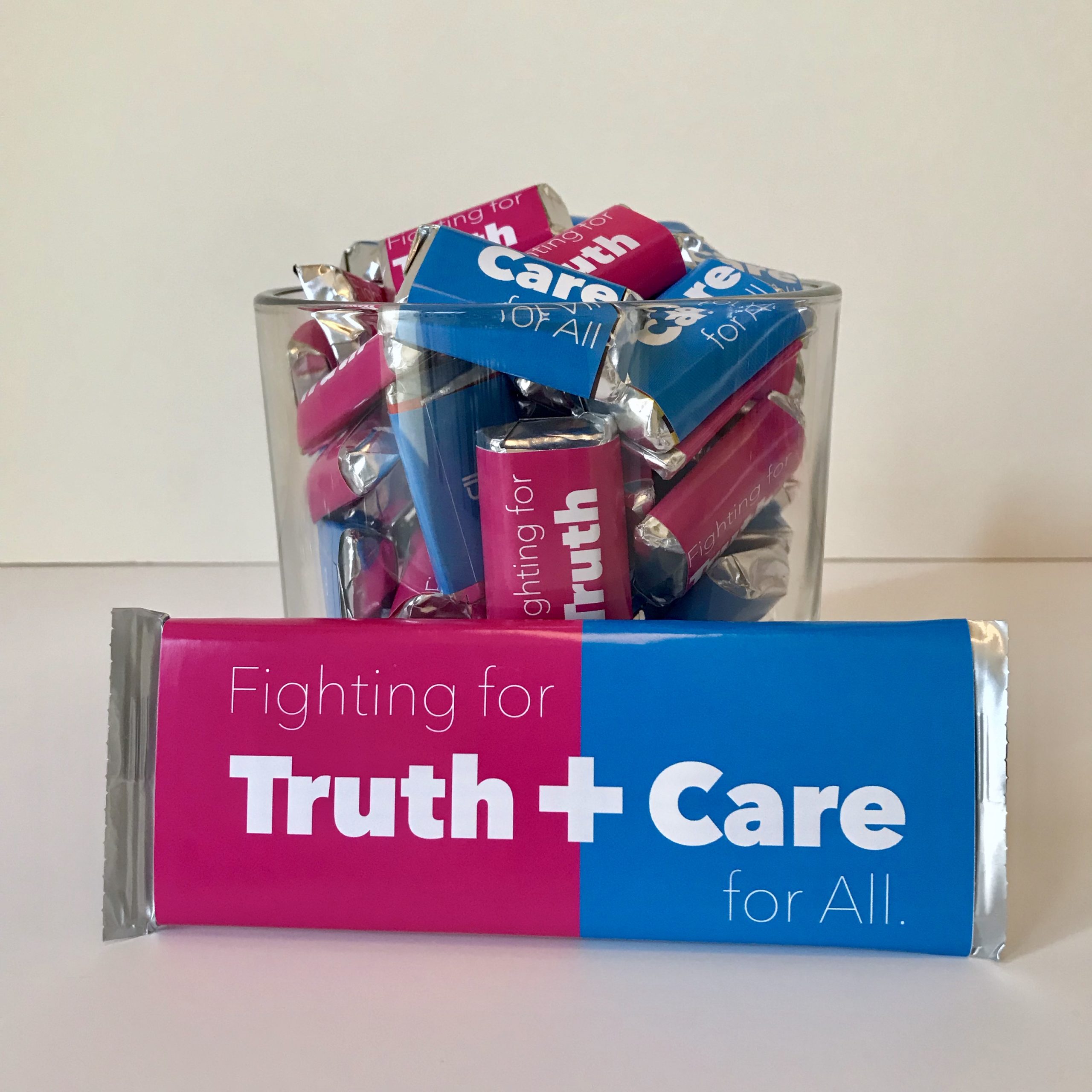 Fighting for Truth + Care for all | custom candies