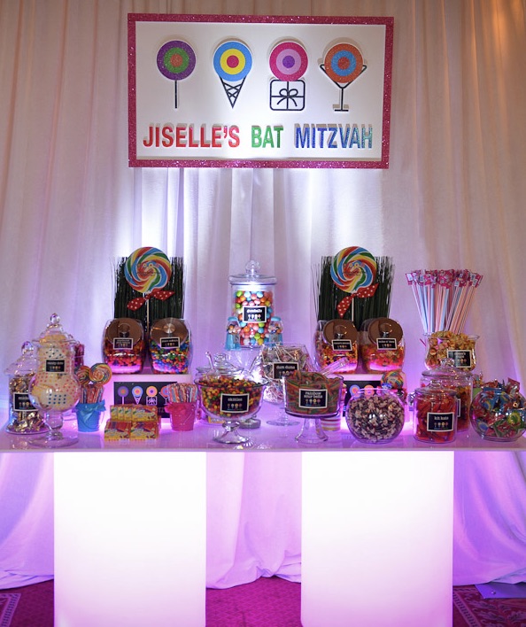 Dylan's Candy Bar Mitzvah Candy Buffet | Orlando Mitzvah Planner | Country Club of Orlando