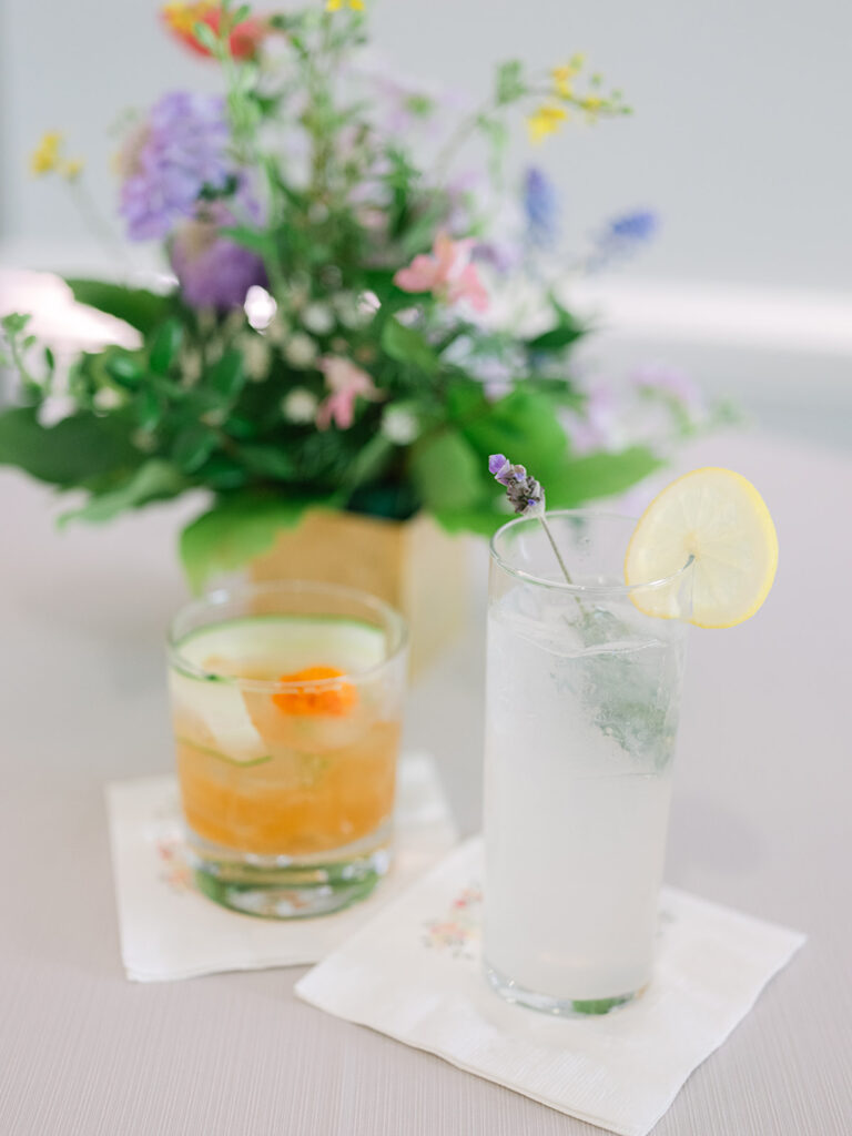 Happily Ever After Wedding with beautiful wildflowers and signature sips at Leu Gardens