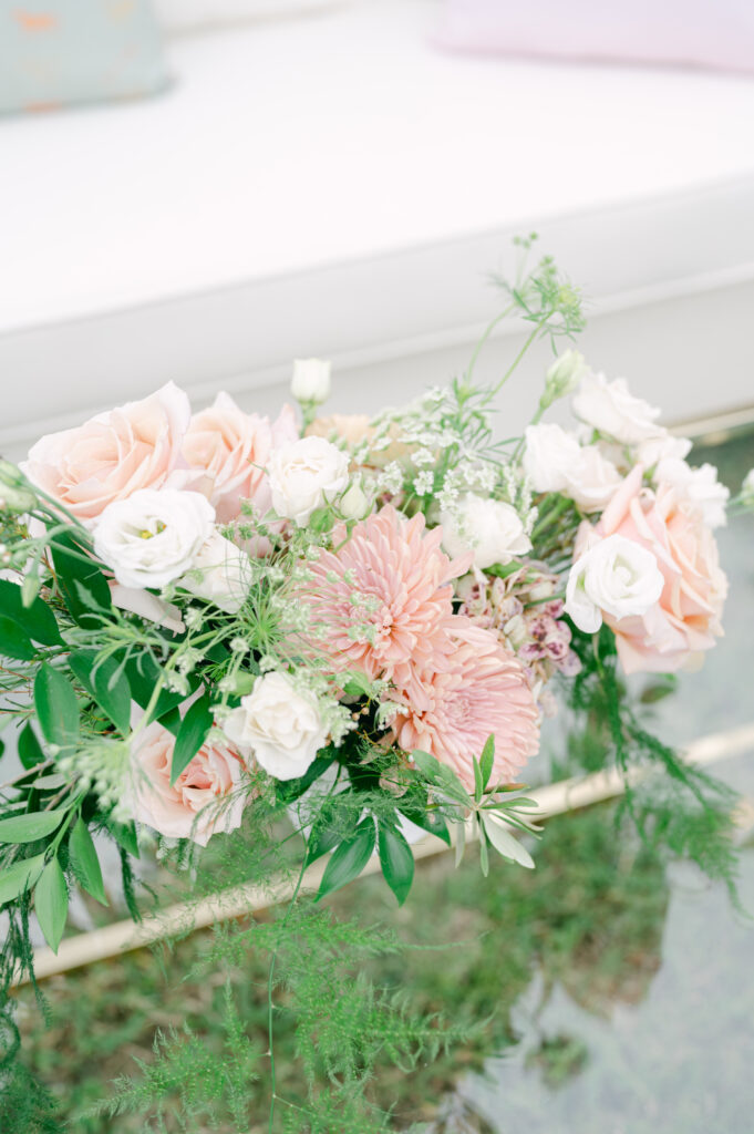 Equestrian Theme 50th Birthday at JRB Equestrian with beautiful pink flowers